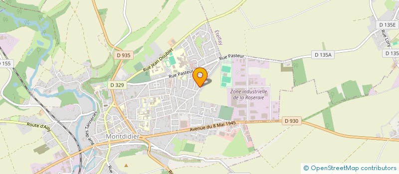 localisation de l'entreprise MADAME MAGALIE MATTE  MONTDIDIER