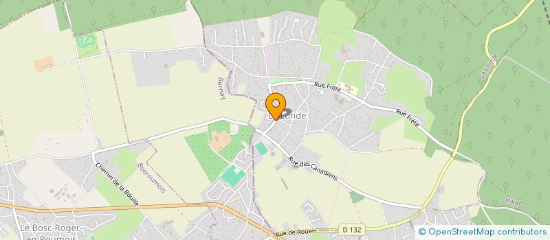 localisation de l'entreprise MADAME MAGALIE MENIELLE  LA LONDE