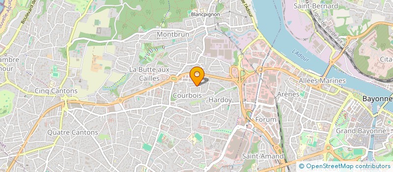 localisation de l'entreprise MADAME MAGALIE MERLETTE à ANGLET