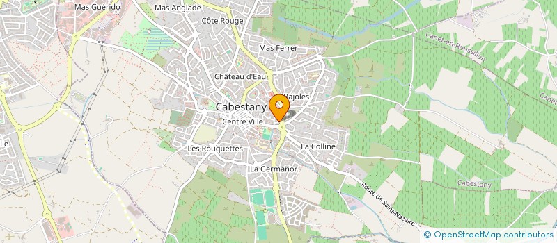 localisation de l'entreprise MADAME MAGALIE MEUNIER  CABESTANY