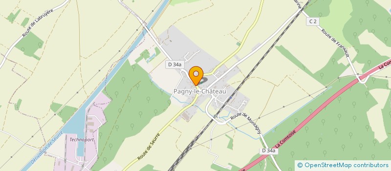 localisation de l'entreprise MADAME MAGALIE MICHAUD  PAGNY-LE-CHATEAU