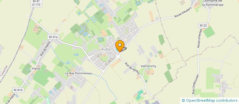 localisation de l'entreprise MADAME MAGALIE MORIEUX à AUBERS