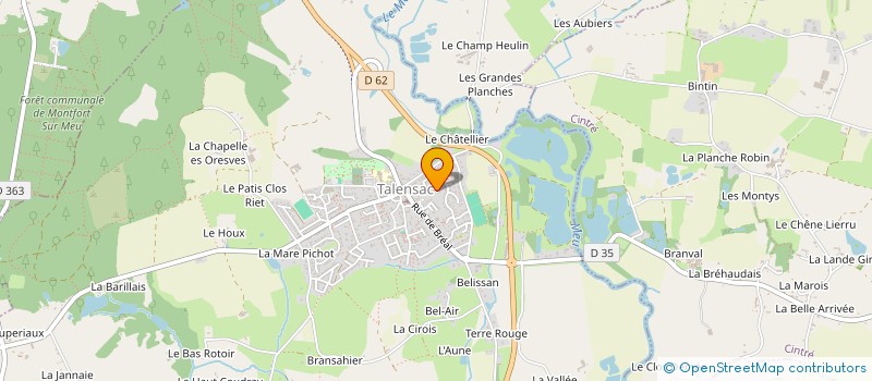 localisation de l'entreprise MADAME MAGALIE MORIN  TALENSAC