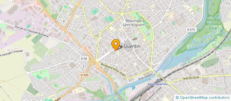 localisation de l'entreprise MADAME MAGALIE MURAZ à SAINT-QUENTIN
