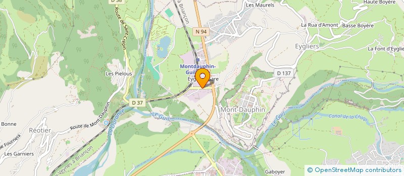 localisation de l'entreprise MADAME MAGALIE NAUDIN à L'ARGENTIERE-LA-BESSEE