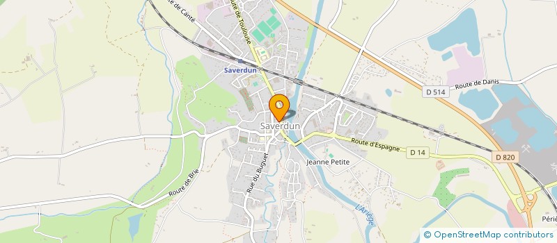 localisation de l'entreprise MADAME MAGALIE NICOLAS à SAVERDUN