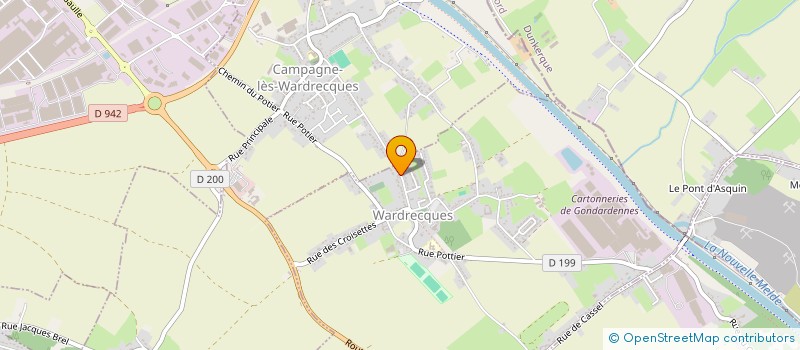 localisation de l'entreprise MADAME MAGALIE OBIN  WARDRECQUES