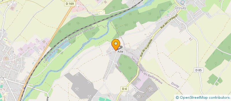 localisation de l'entreprise MADAME MAGALIE ONDET à SAINT-GEORGES-LES-BAILLARGEAUX