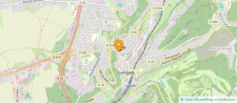 localisation de l'entreprise MADAME MAGALIE OURTH à LONGWY