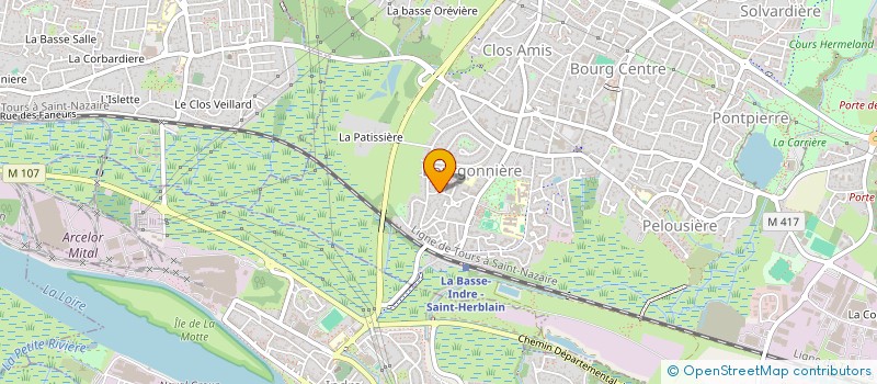 localisation de l'entreprise MADAME MAGALIE PELLEGRINO  SAINT-HERBLAIN