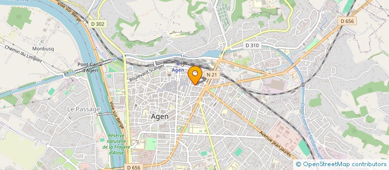 localisation de l'entreprise MADAME MAGALIE PELLICIER  AGEN