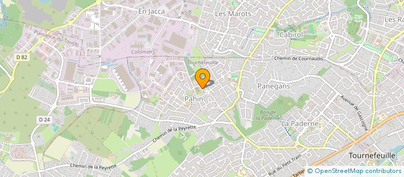 localisation de l'entreprise MADAME MAGALIE PERES  TOURNEFEUILLE