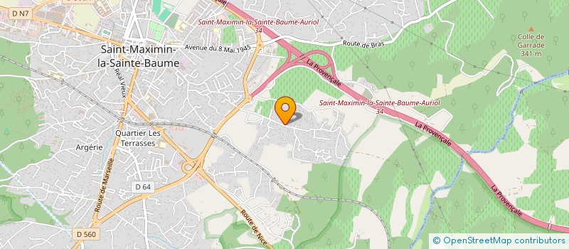 localisation de l'entreprise MADAME MAGALIE PICHARD à SAINT-MAXIMIN-LA-SAINTE-BAUME