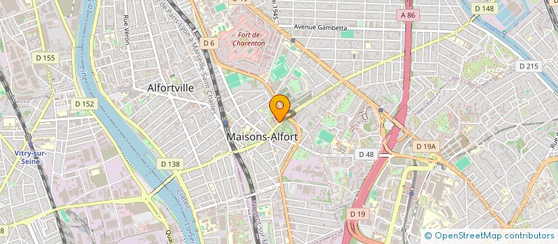 localisation de l'entreprise MADAME MAGALIE POMES-BORDEDEBAT  MAISONS-ALFORT