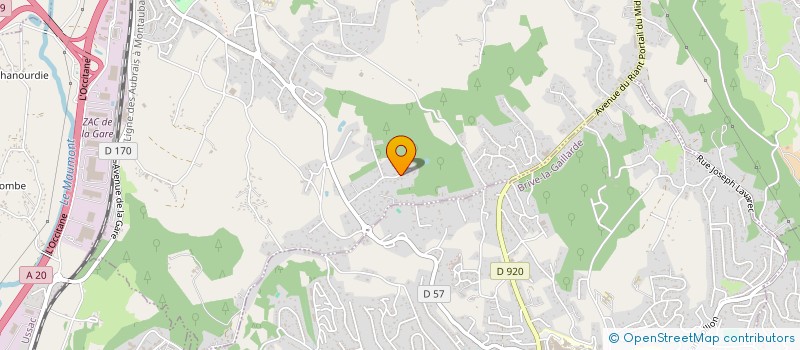 localisation de l'entreprise MADAME MAGALIE POUCH  USSAC