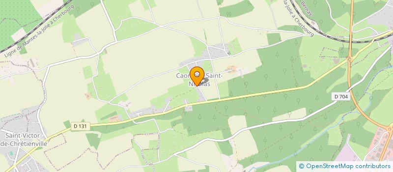 localisation de l'entreprise MADAME MAGALIE POUSSET à CAORCHES-SAINT-NICOLAS