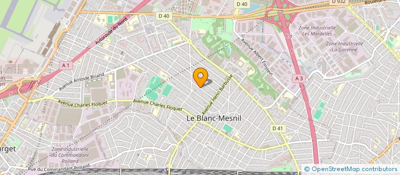 localisation de l'entreprise MADAME MAGALIE RABBE à LE BLANC-MESNIL
