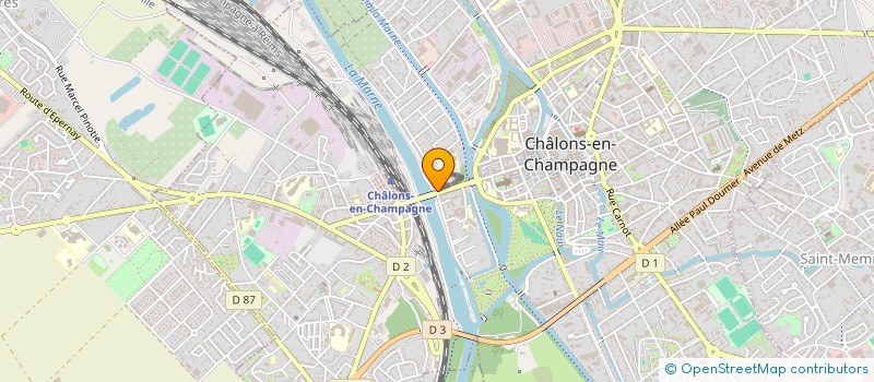 localisation de l'entreprise MADAME MAGALIE RACCOURSIER  CHALONS-EN-CHAMPAGNE