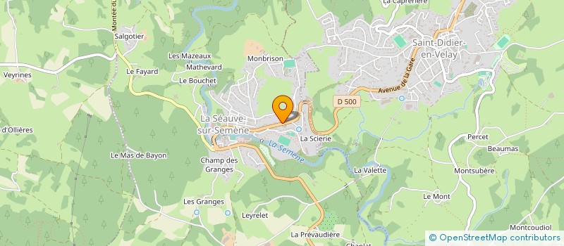 localisation de l'entreprise MADAME MAGALIE RAGUSA  LA SEAUVE-SUR-SEMENE