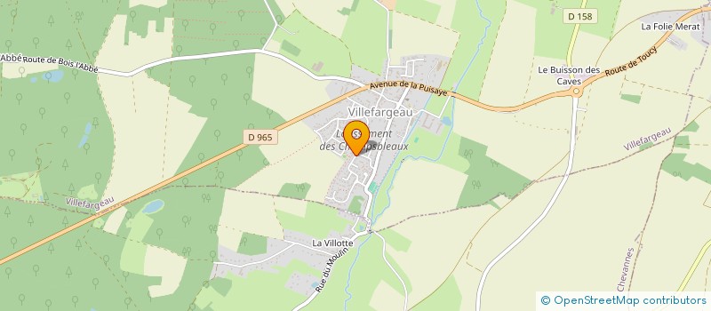 localisation de l'entreprise MADAME MAGALIE RAVEAU  VILLEFARGEAU