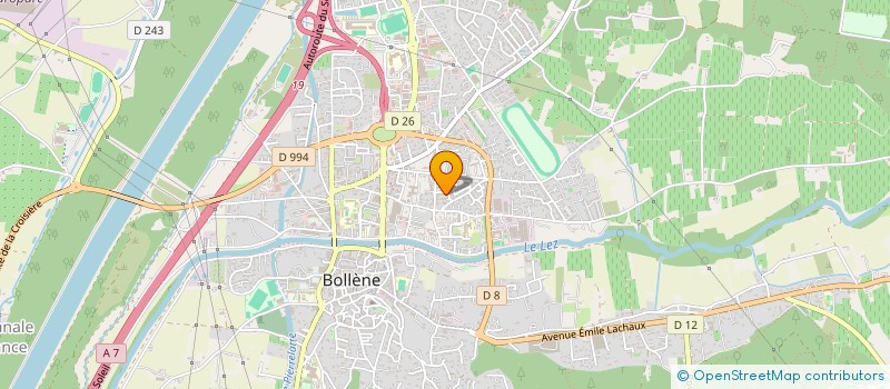 localisation de l'entreprise MADAME MAGALIE REILLES  BOLLENE