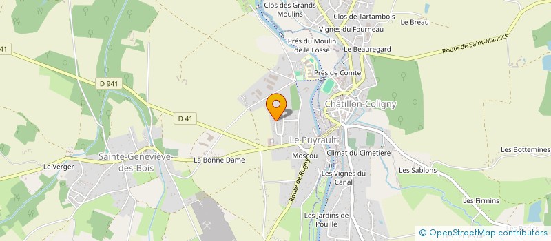 localisation de l'entreprise MADAME MAGALIE REYMANN à SAINTE-GENEVIEVE-DES-BOIS