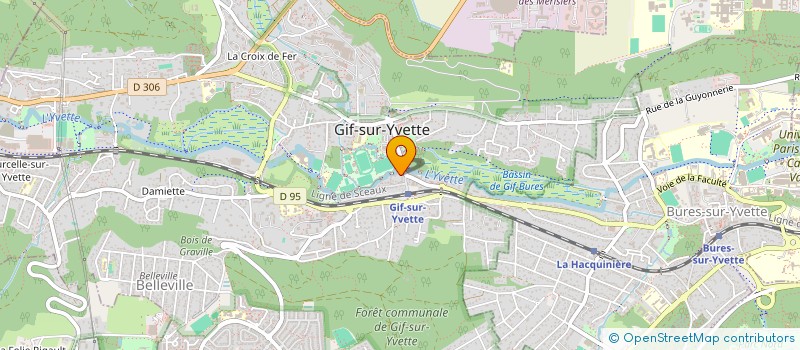 localisation de l'entreprise MADAME MAGALIE RIBIERE  GIF-SUR-YVETTE