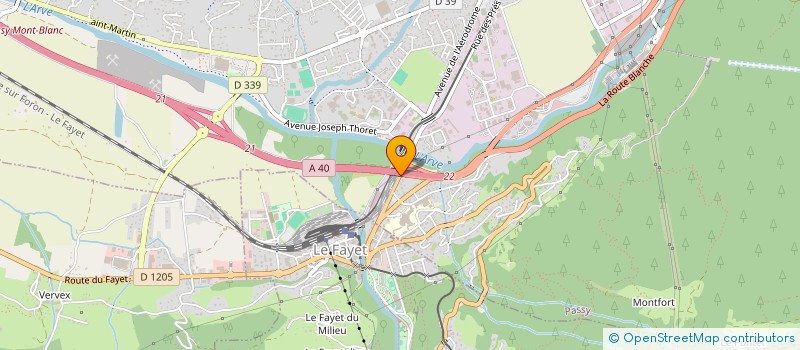 localisation de l'entreprise MADAME MAGALIE RIBOUAT  PASSY