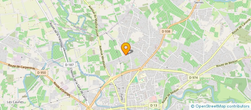 localisation de l'entreprise MADAME MAGALIE ROBERT à CARPENTRAS