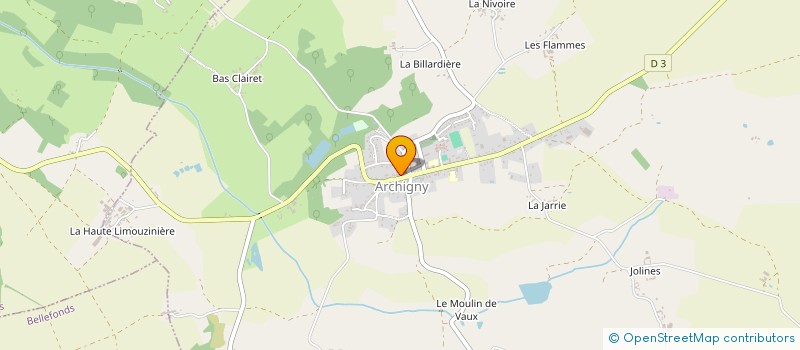 localisation de l'entreprise MADAME MAGALIE ROINARD  ARCHIGNY