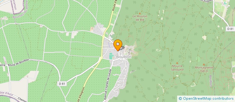 localisation de l'entreprise MADAME MAGALIE ROUSSEAUX  BOULBON