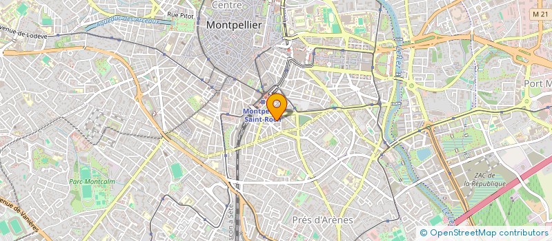 localisation de l'entreprise MADAME MAGALIE ROUX à MONTPELLIER