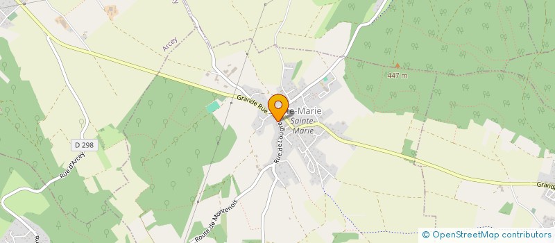 localisation de l'entreprise MADAME MAGALIE RUEZ  SAINTE-MARIE