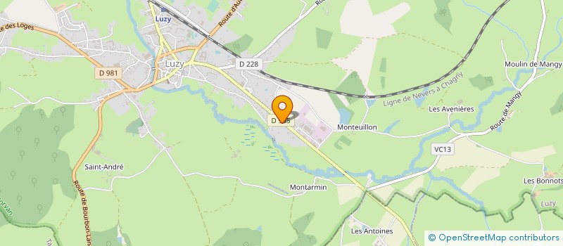 localisation de l'entreprise MADAME MAGALIE RUIZ  LUZY