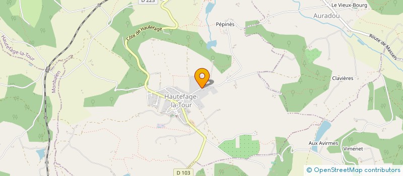 localisation de l'entreprise MADAME MAGALIE SABY  HAUTEFAGE-LA-TOUR