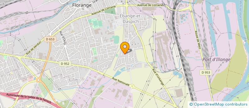 localisation de l'entreprise MADAME MAGALIE SANDRINE BECKER  FLORANGE