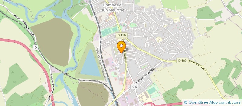 localisation de l'entreprise MADAME MAGALIE SCHNEIDER  DOMBASLE-SUR-MEURTHE