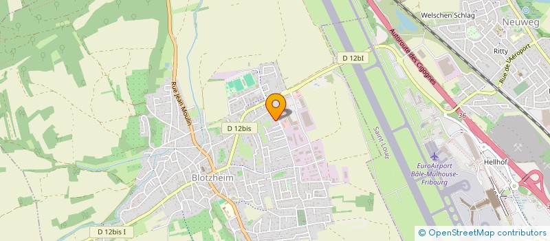 localisation de l'entreprise MADAME MAGALIE SCHWEITZER  BLOTZHEIM