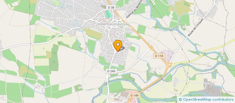 localisation de l'entreprise MADAME MAGALIE SEGUI  VILLEMOUSTAUSSOU