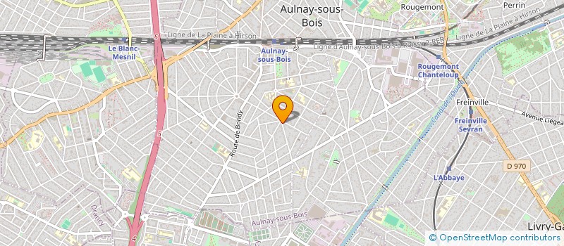 localisation de l'entreprise MADAME MAGALIE SFRISO à AULNAY-SOUS-BOIS