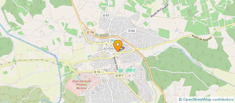 localisation de l'entreprise MADAME MAGALIE SPARAPANO  LAMBESC