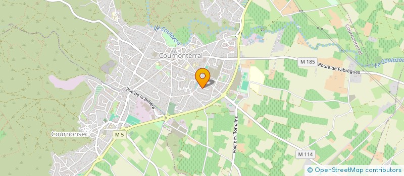 localisation de l'entreprise MADAME MAGALIE STARCZAN  COURNONSEC