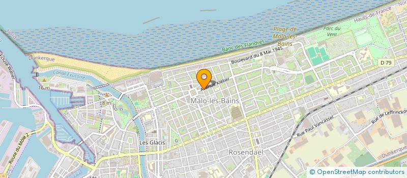 localisation de l'entreprise MADAME MAGALIE STELMASIAK à DUNKERQUE