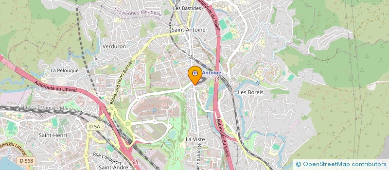 localisation de l'entreprise MADAME MAGALIE STRATA à MARSEILLE 15EME