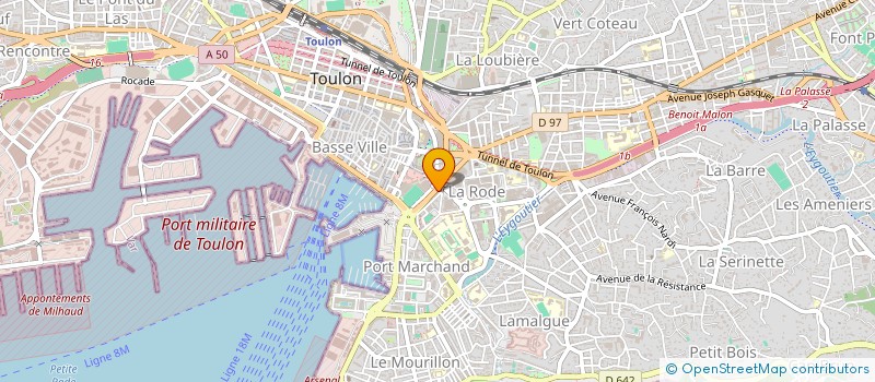 localisation de l'entreprise MADAME MAGALIE SUEUR  TOULON