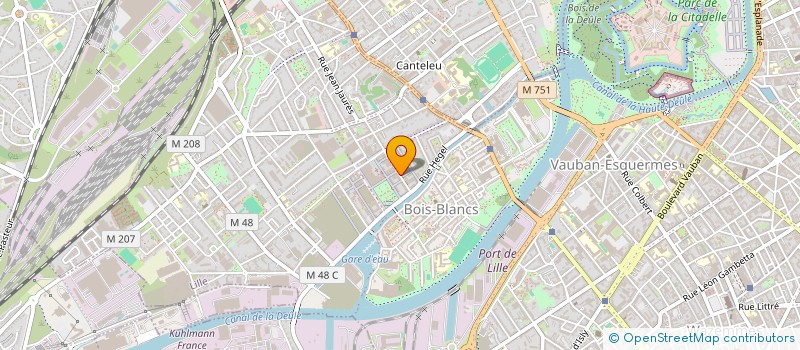 localisation de l'entreprise MADAME MAGALIE SZPOPER  LILLE