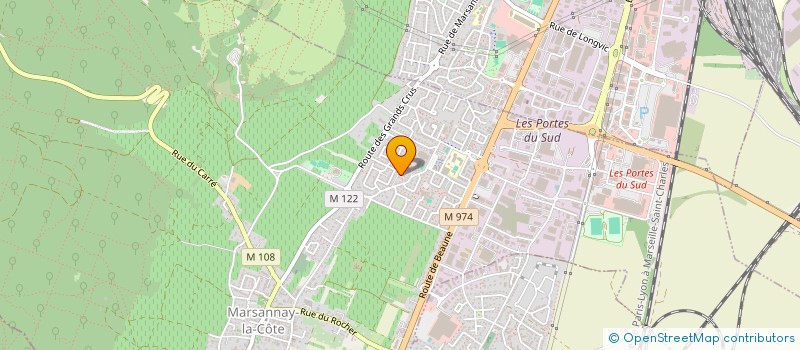 localisation de l'entreprise MADAME MAGALIE TAUPIER à MARSANNAY-LA-COTE