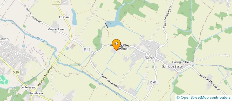 localisation de l'entreprise MADAME MAGALIE THERESE LACOMBE  BAZUS