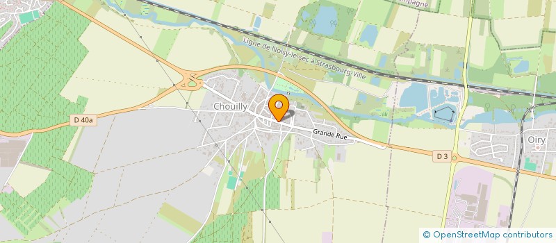 localisation de l'entreprise MADAME MAGALIE THEVENIN  CHOUILLY