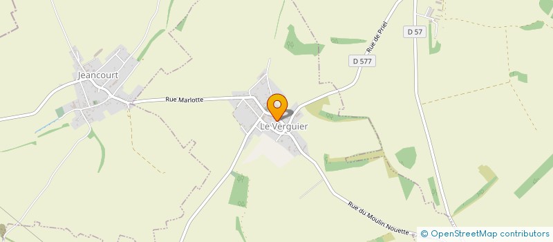 localisation de l'entreprise MADAME MAGALIE THIERY  LE VERGUIER